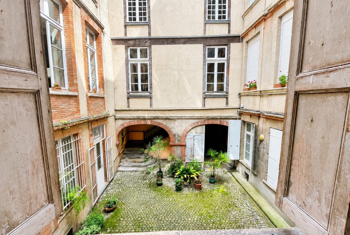 T2 Duplex de charme – 36 m² – Quartier Salin / Rue de la Fonderie – Toulouse