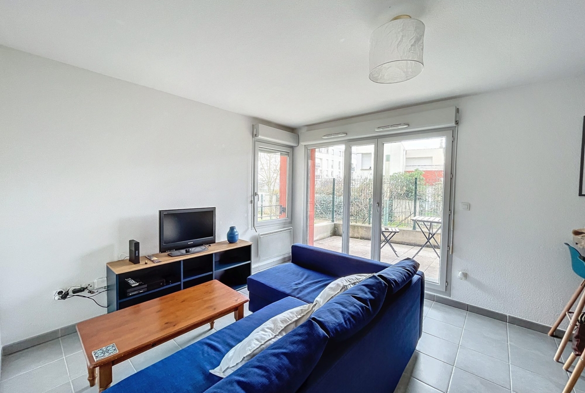 Appartement T3 meublé avec terrasse et parking – Toulouse Borderouge