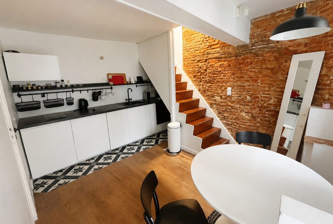 T2 Duplex de charme – 36 m² – Quartier Salin / Rue de la Fonderie – Toulouse